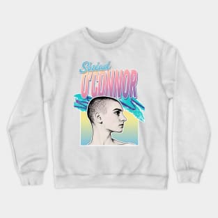 Sinéad O'Connor 80s Styled Aesthetic Design Crewneck Sweatshirt